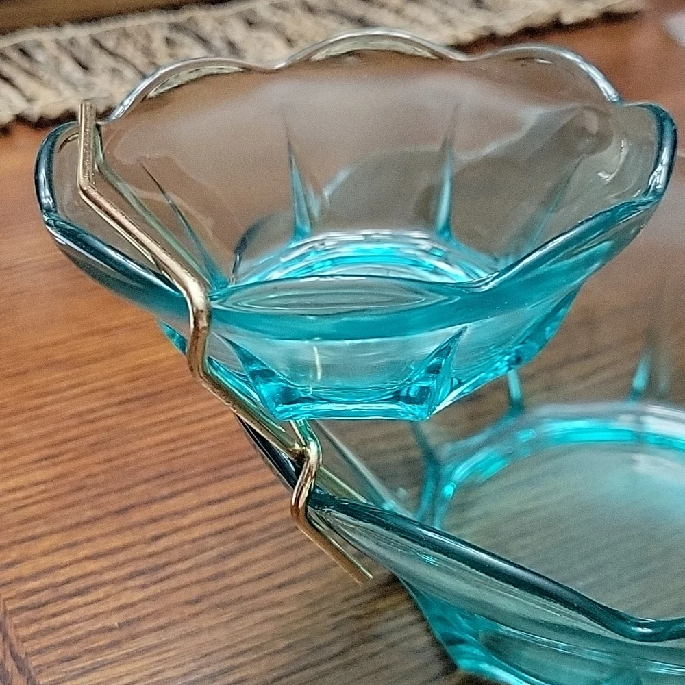 Vintage Anchor Hocking Chip n Dip Set - Picture 4 of 4